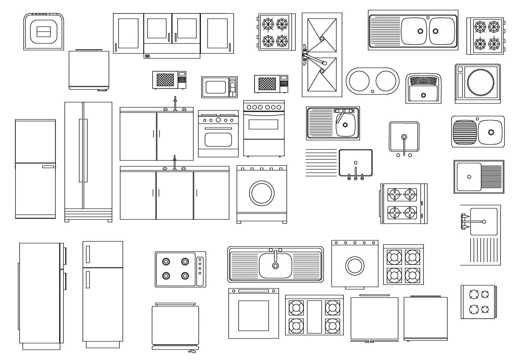 Блоки autocad 2d. Мебель архикад 2д. Техника для планировки. Мебель вид сверху архикад. Мебель 2d для archicad.