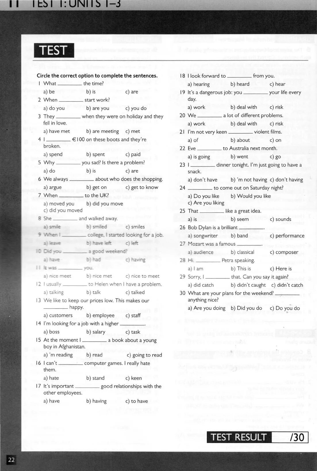 Final test 2. Speakout Elementary Unit Test 4 ответы. Тесты по английскому языку pre Intermediate. Speakout pre-Intermediate тесты. Elementary Test 1 ответы.