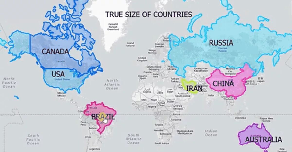Площадь канады больше китая. Размеры стран. Сравнение размеров территорий стран. Сравнительные Размеры стран. Сравнение стран по площади на карте.