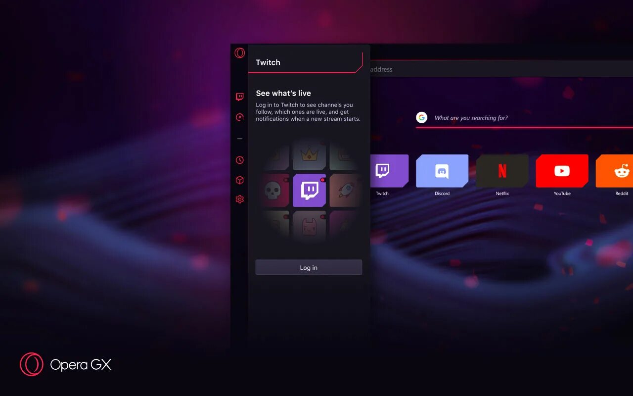 Opera gx браузеры под posix системы. Интерфейс опера GX. Геймерский браузер Opera GX. Браузер для геймеров Opera GX. Опера g.