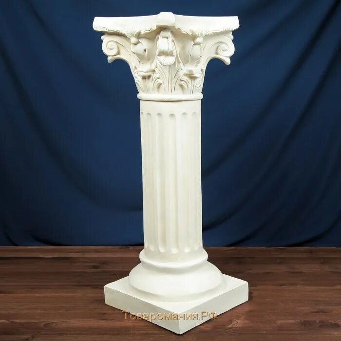 Колонна см. Колонна см. Декоративные колонны для цветов. 14. Подставка под цветы фитокерамика колонна низкая 1454.