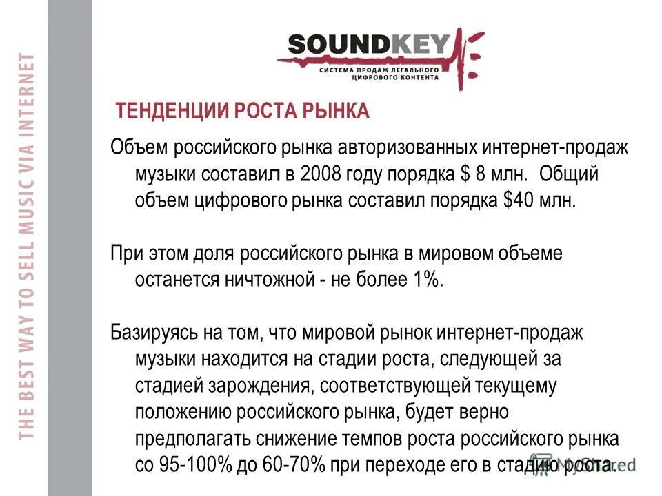 тенденции роста рынка