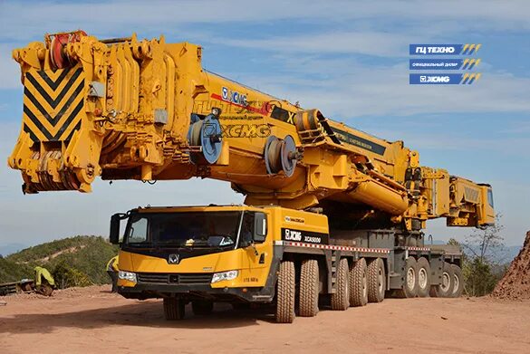 Кран на колесах фото Кран на спецшасси повышенной проходимости XCA5000 Официальный дилер XCMG в Рос