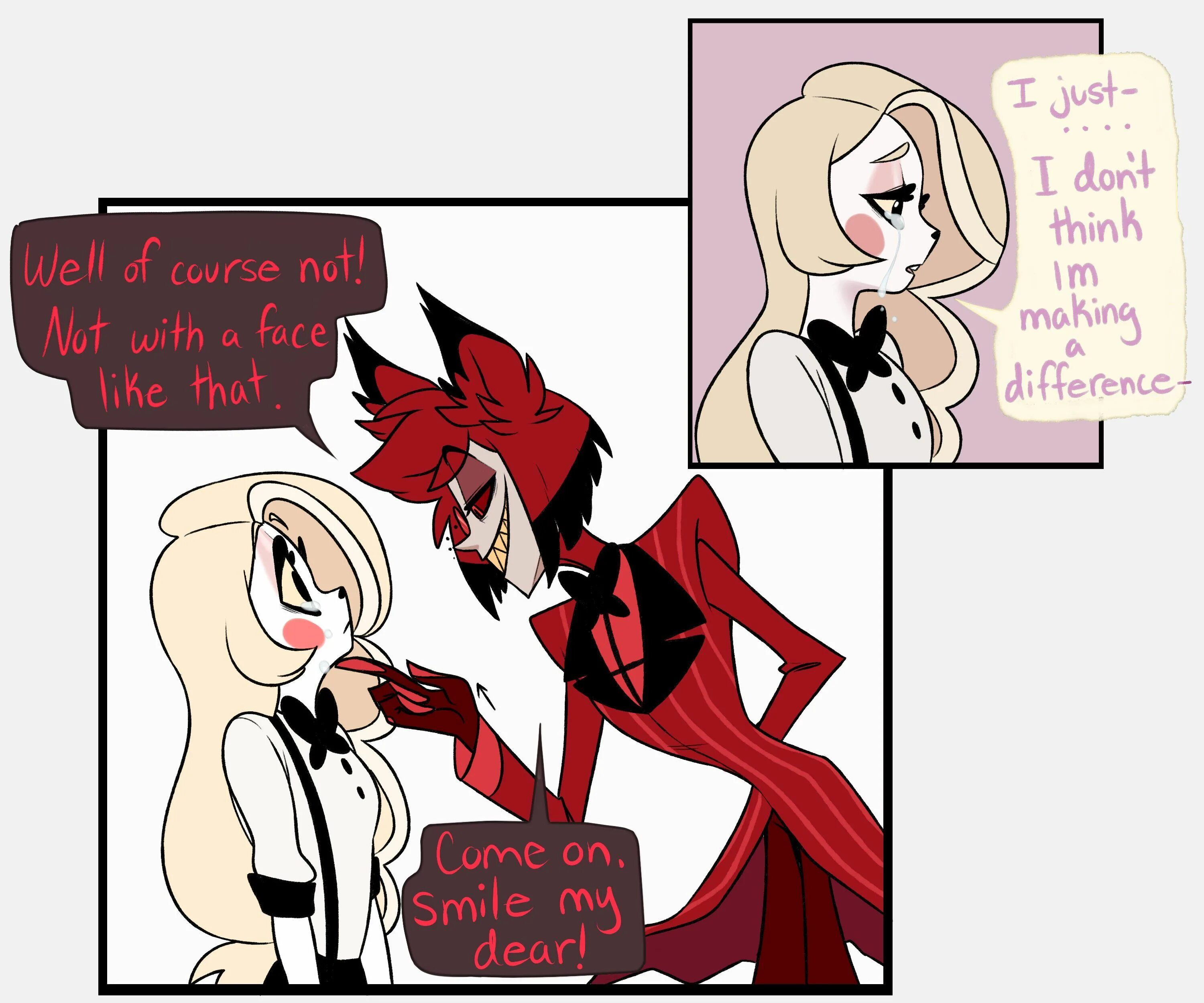 Hazbin hotel comics. Отель хазбин чарли комикс. hazbin hotel комиксы. аластор отель хазбин комикс. милые комиксы отель хазбин аластор и чарли.