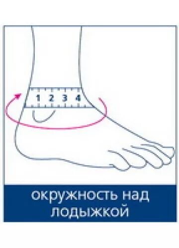 Как измерить лодыжку