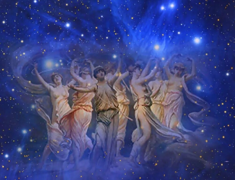 Nuit (thelema). Созвездие ориона альнитак. Кассиопея жена цефея. Плеяды семь сестер мифология. Переписать интересные звезды мифологии.