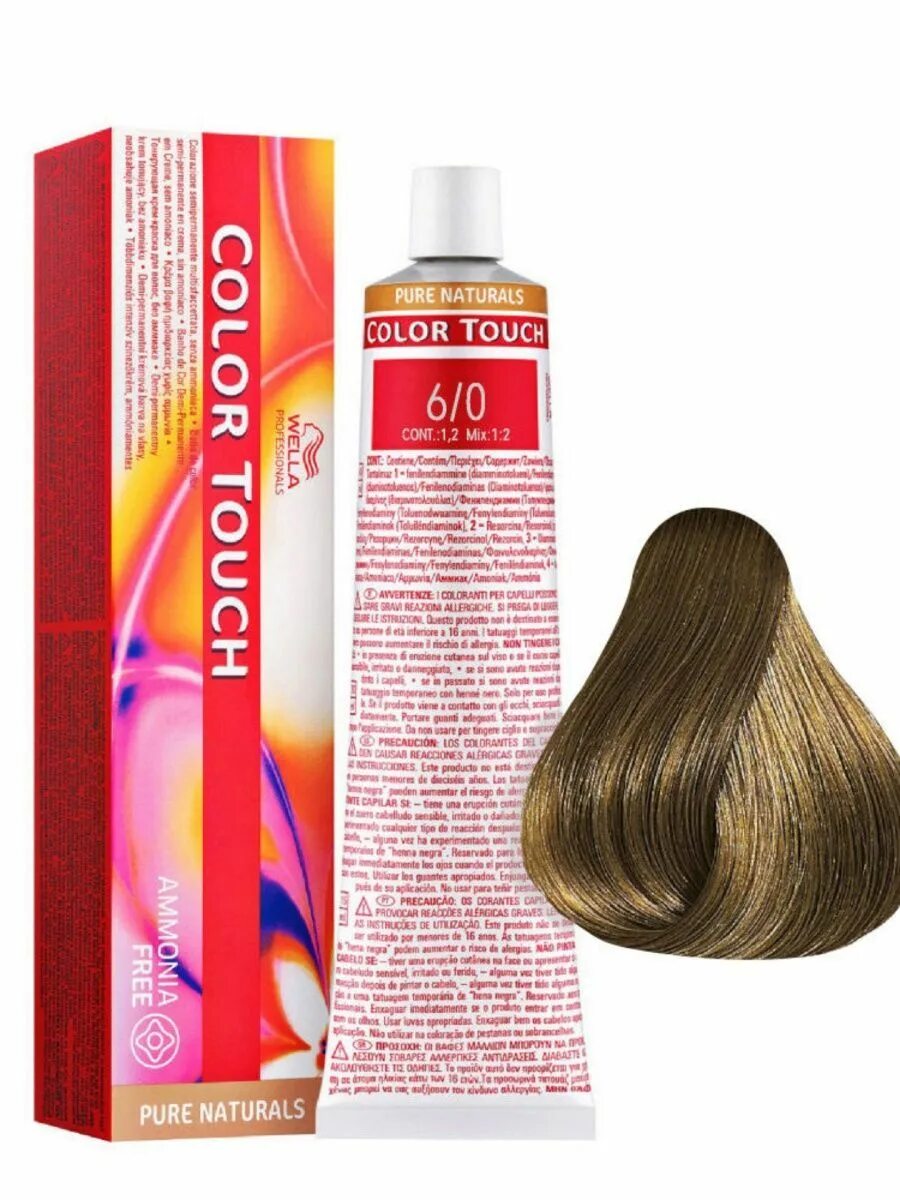 Велла колор тач 6.0. Wella Color Touch 7/1. Краска Wella Color Touch 6. Wella 5/0.