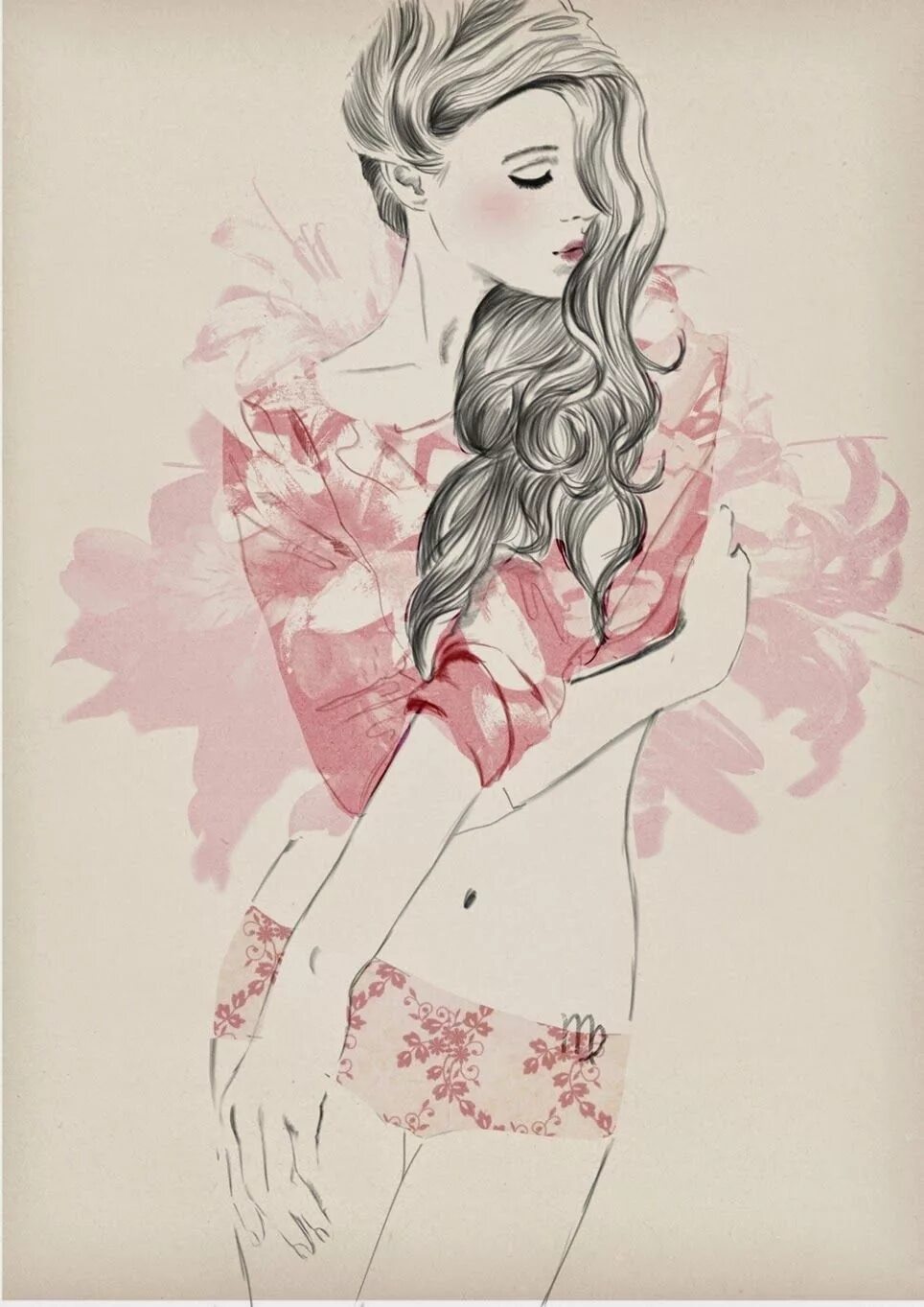 Кристина алонсо иллюстрации. Красивый девчачий рисунок. Красивые рисунки девочек. Девушка с цветами рисунок. Рисунки лёгкие и красивые.