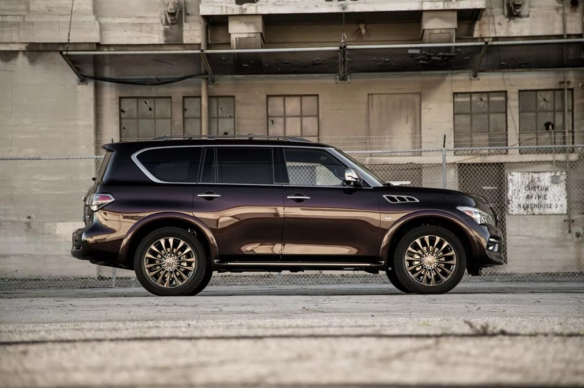 Infiniti qx80 2015. Инфинити qx80 сбоку. инфинити qx80 бордовый. infiniti qx80 6x6. infiniti qx80 profile.