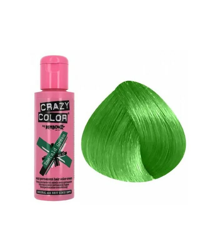 Тоник green. Crazy Color тоник. Crazy Color краска Cyclamen 41. Зелёная краска для волос. Зеленый тоник.