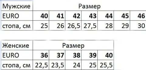 Размер ноги 39 40
