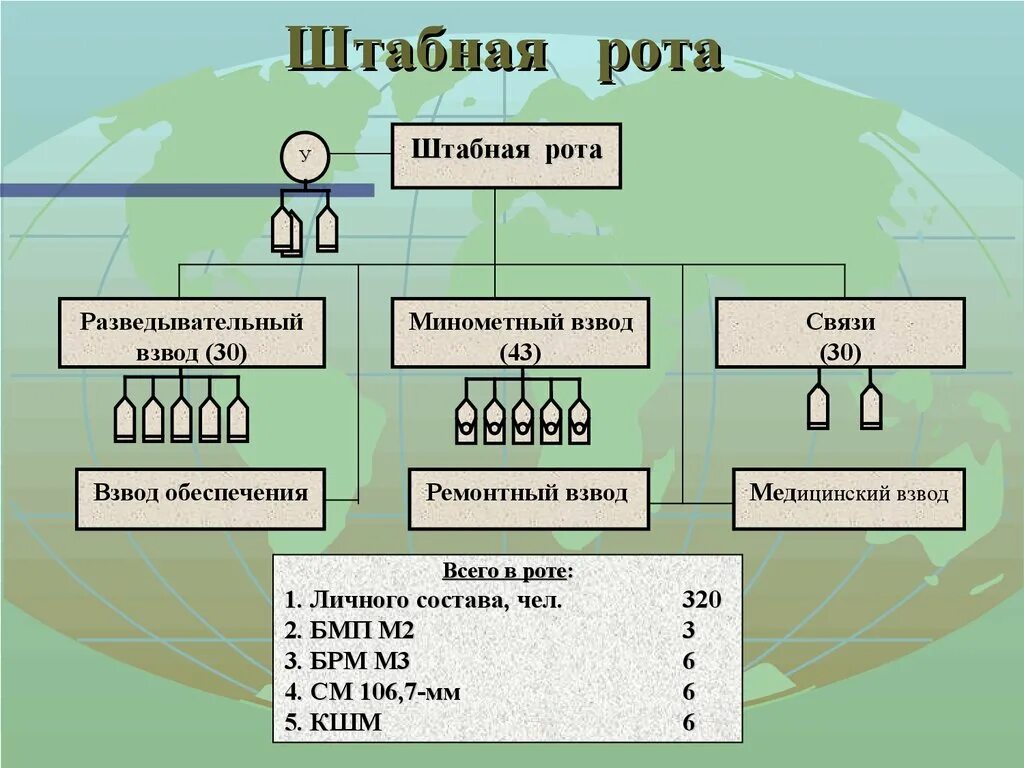 Разведывательный взвод. Взвод обеспечения мотострелкового батальона. Состав роты и взвода. Штабной взвод. Рота и т д