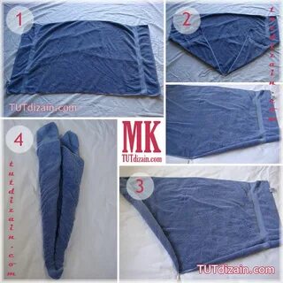 Морковка из полотенца