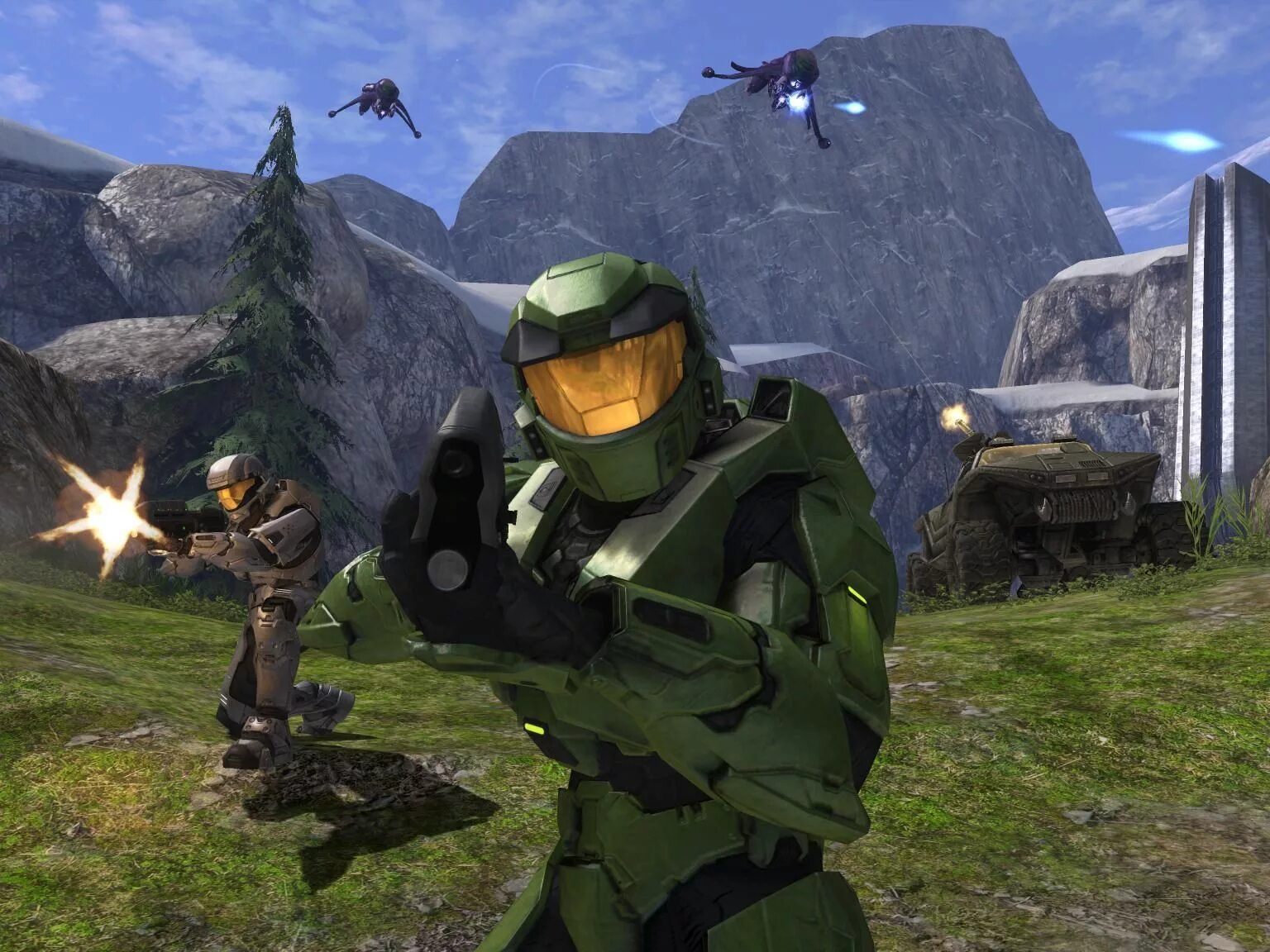 Мастер Чиф Halo 1. Halo Combat Evolved 2001. Хало Combat Evolved. Halo игра 2001.