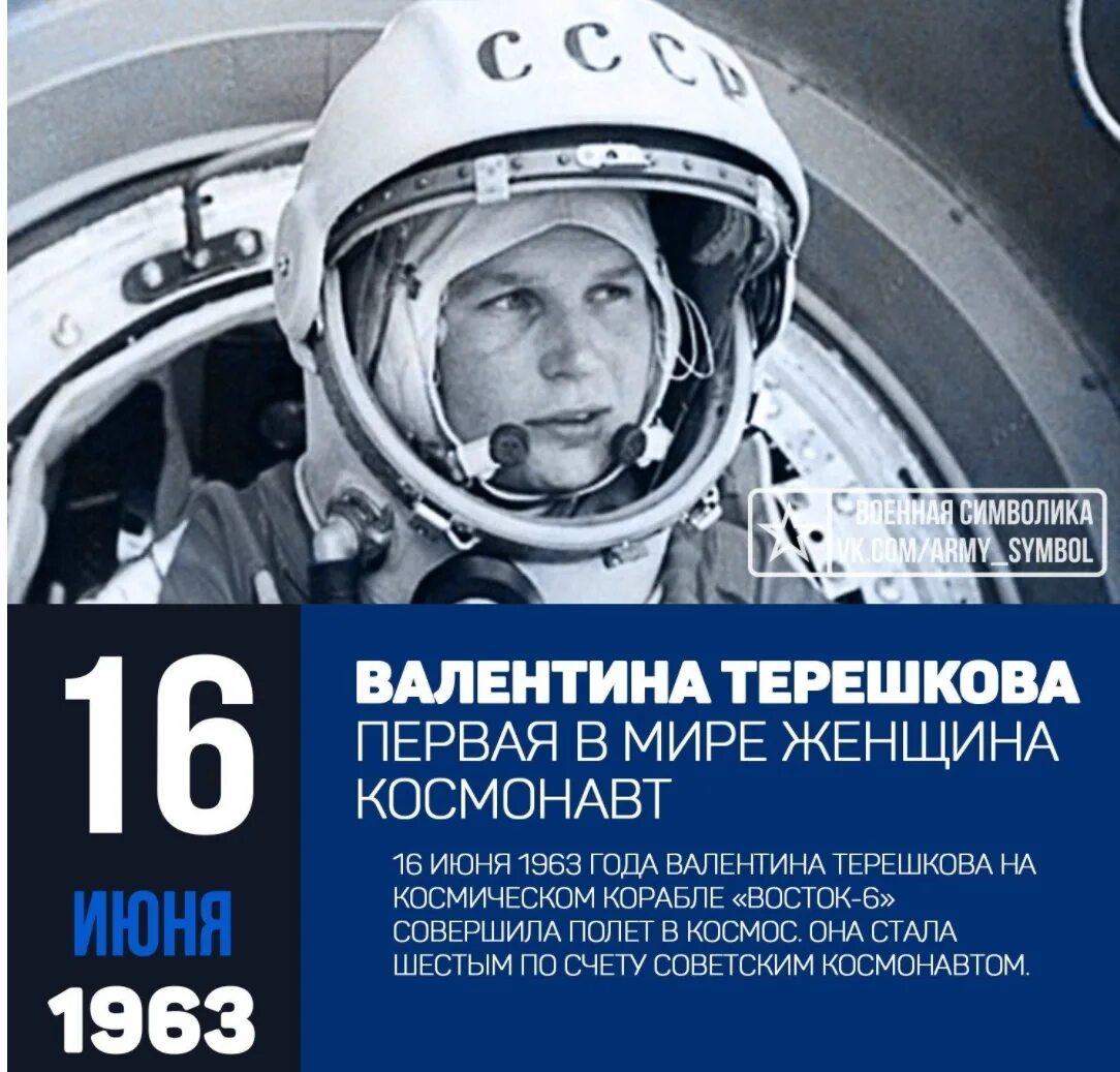 Полет первой женщины-Космонавта в. в. Терешковой (1963). 16 Июня полет Терешковой. Полет в космос первой женщины-Космонавта (в.в. Терешкова). Терешкова полет в космос год