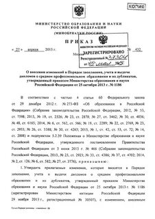 Приказ минобрнауки о норме часов