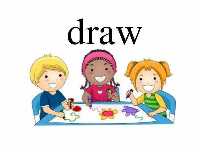 Рисую перевести на английский. Draw на английском. Картинки для английского языка draw. Draw карточка для детей. Рисованные рисунки про английский.