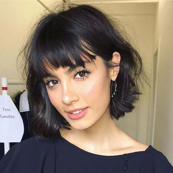 Long bangs