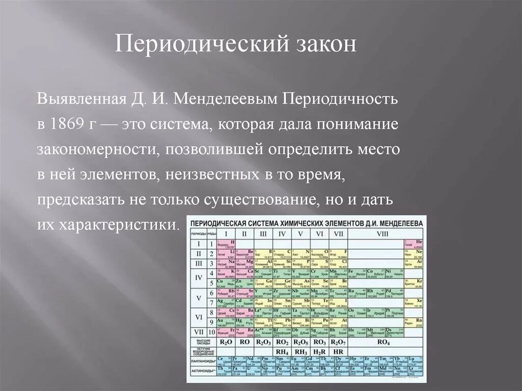 Закономерности периодической системы. Закономерности в периодической системе химических элементов. Периодический закон Менделеева. Периодический закон закономерности.