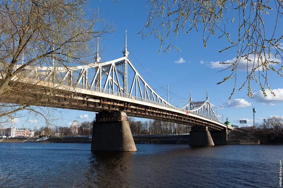 Старый мост тверь. Стаповолжский МОСТТВЕРЬ. Староволжский мост. Староволжский мост достопримечательности Твери.