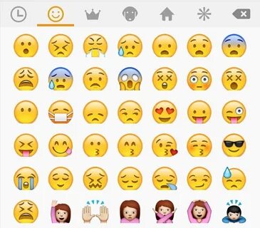 Шрифт смайлики ios
