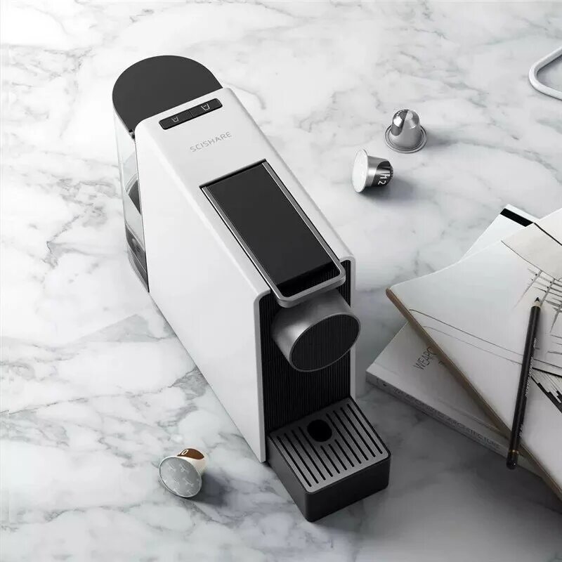 Scishare smart capsule coffee machine. Кофемашина xiaomi s1201. кофеварка xiaomi scishare. xiaomi scishare capsule coffee machine mini. capsule coffee machine mini s1201.