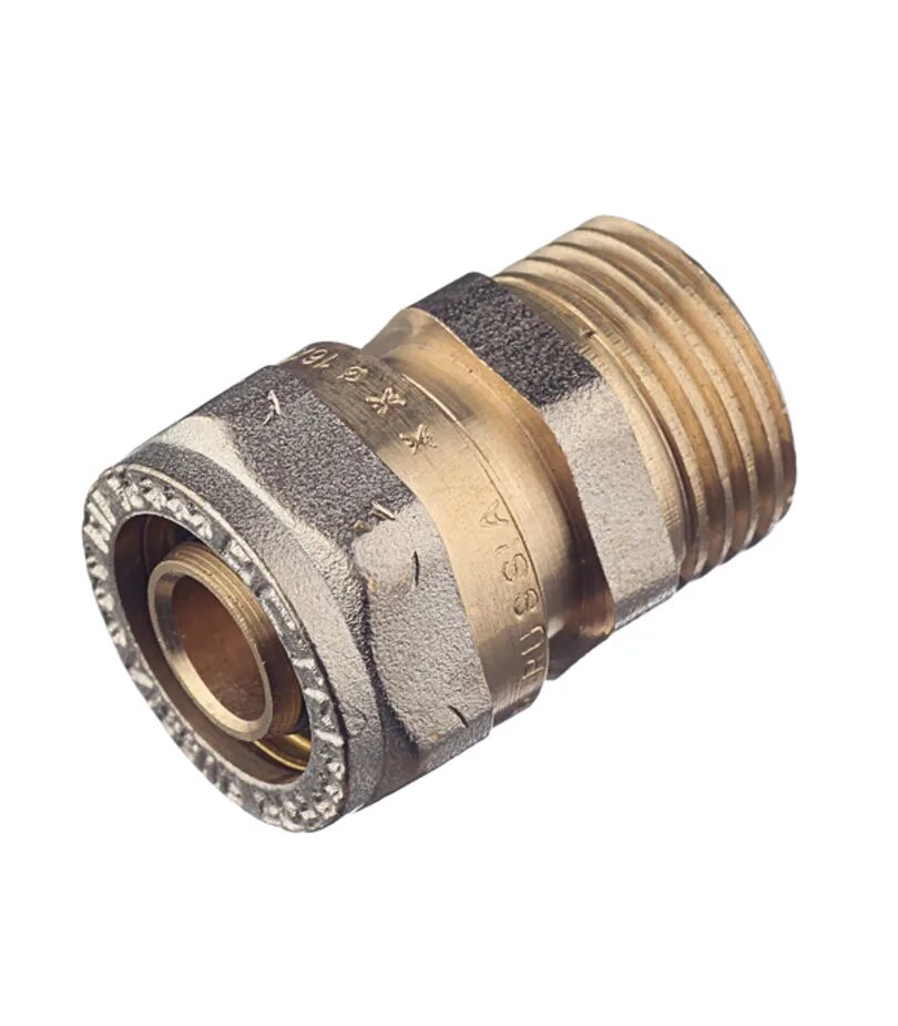 Муфта 20 калде. Муфта пресс 16х1/2 нр. Муфта s20х3/4" цанга/гайка "aqualink". Переход с металлопластика фитинги. 001604.