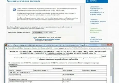 Егрн подпись