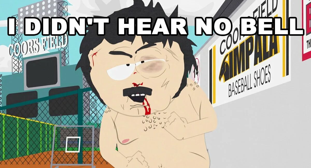 I can t hear. I didn';t hear no Bell. I didn't hear no Bell. I didn't hear Bell.
