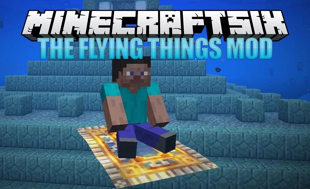 Thing flying. Fly Minecraft. Мод на ковер самолет 1.7.10. Carpet мод для майнкрафт. Minecraft things Mod.