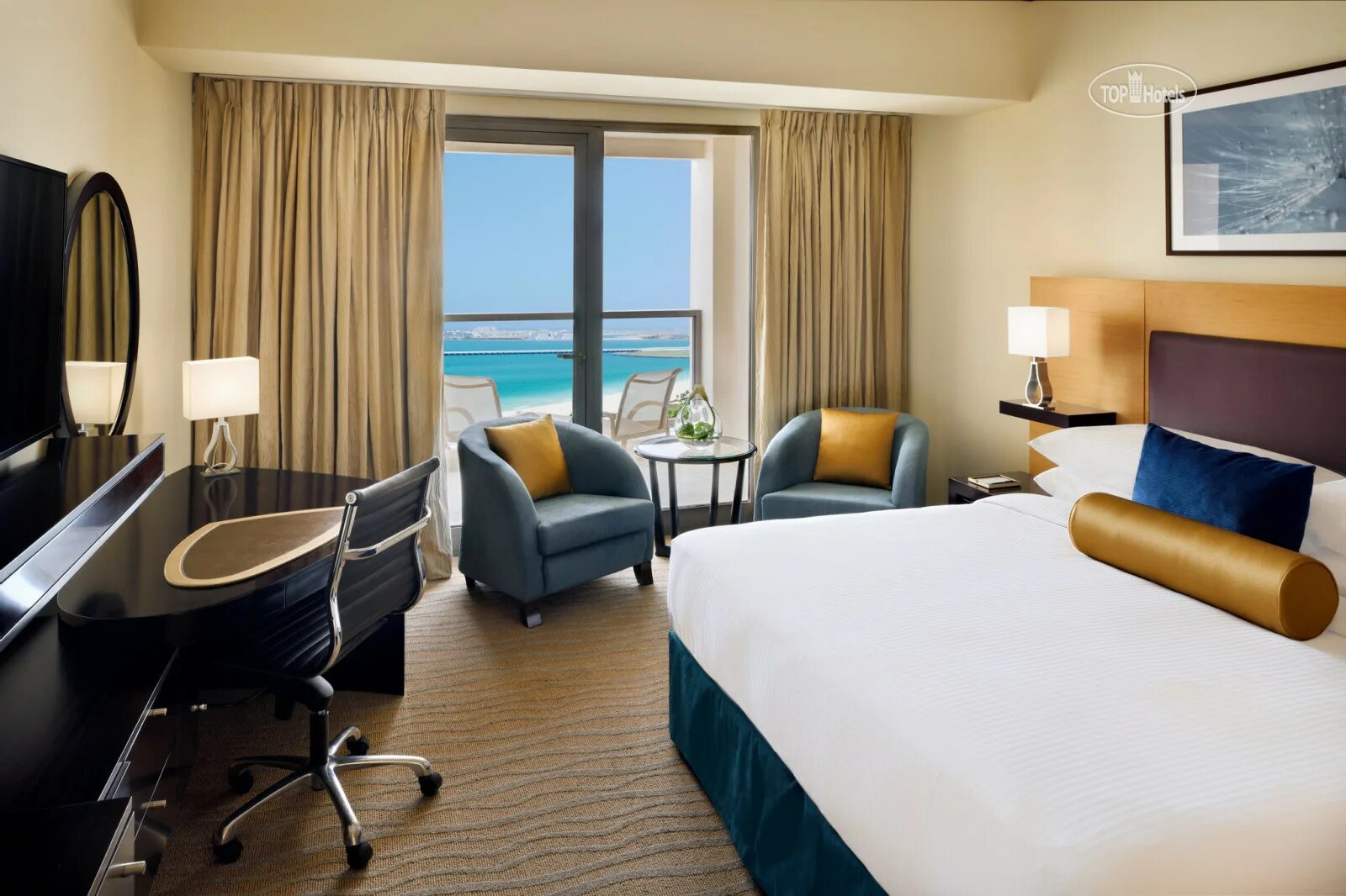 Superior room partial view