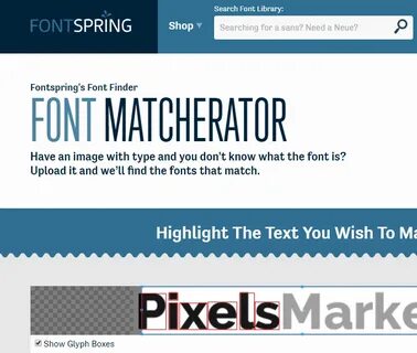 Fonts match