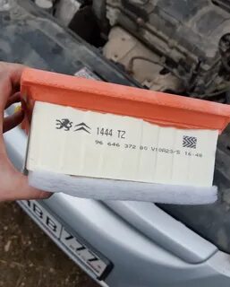 Замена воздушного фильтра пежо