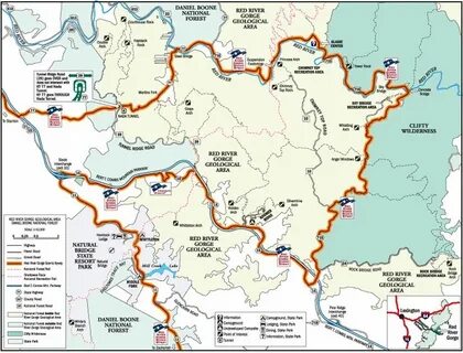 Красная река карта
