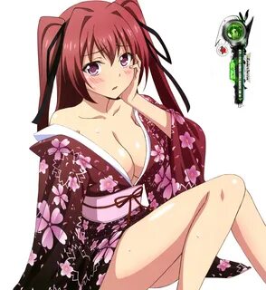 Shinmai Maou no Testament:Naruse Mio Mega Sesy Yukata HD Render ORS Anime Render