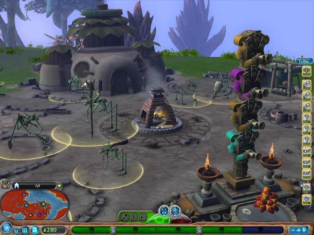 Spore этап племя. Spore City Stage. Spore ратуша. Игра Spore племя.