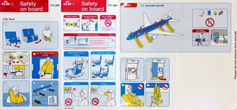 Fight club airline safety card