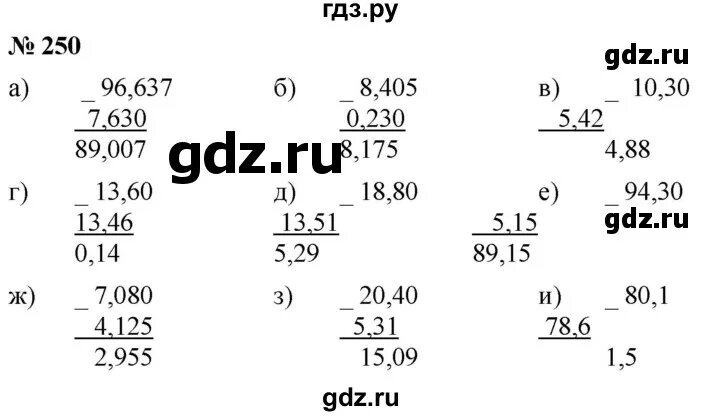 Номер 2 250 математика