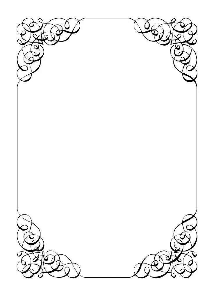 17+ Flower Frame Png Black And White