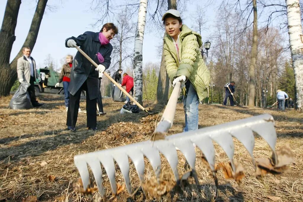 Как назвать субботник. Субботник. уборка территории города. субботник грабли.