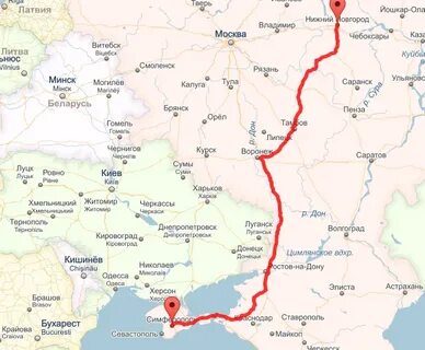 Сколько ехать от нижнего новгорода до минска