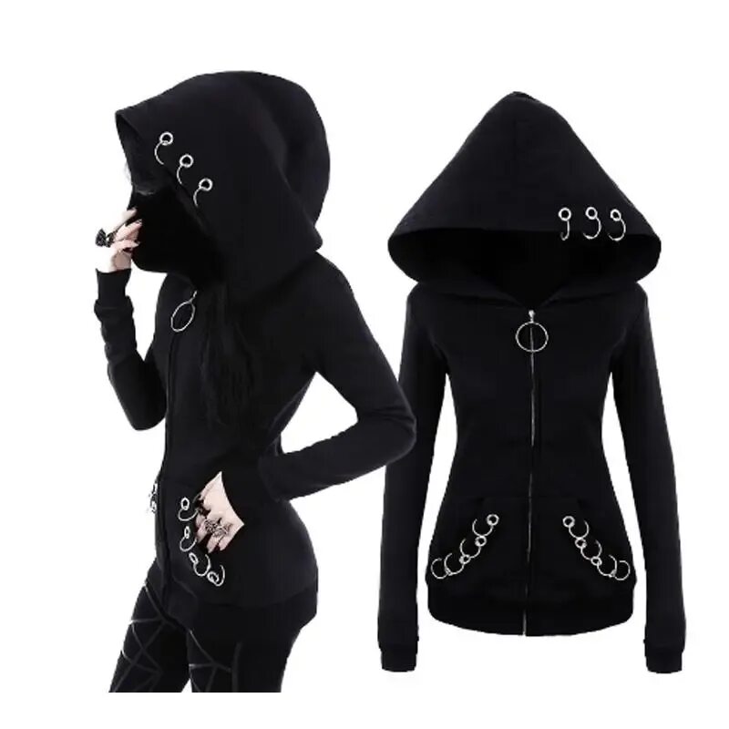 Как называется одежда с капюшоном. Куртка goth dark женские. чёрная толстовка с капюшоном женская. готическая одежда с капюшоном. чёрное худи с капюшоном женская.