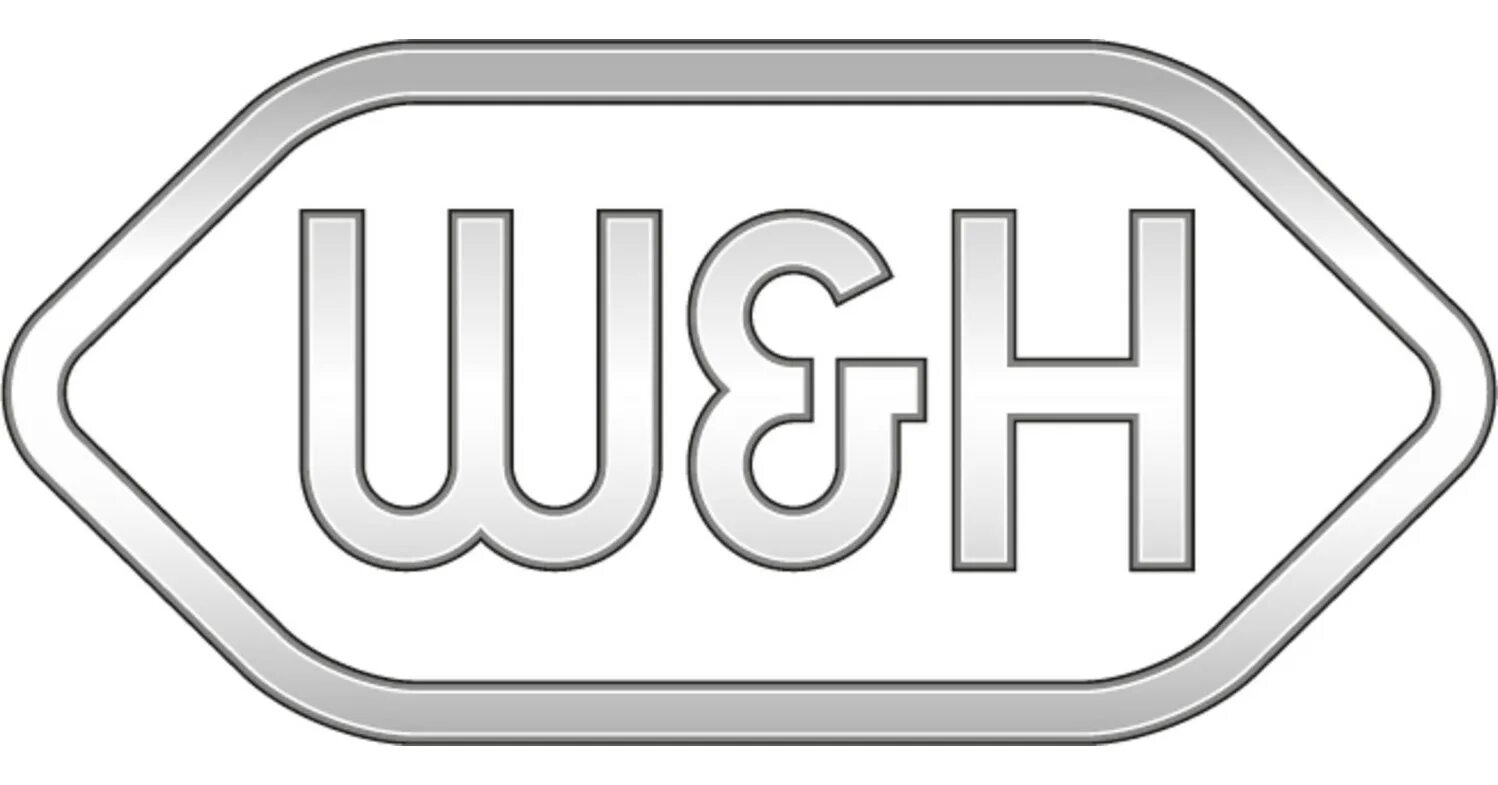 W&H logo. A.A.H.W. Фирменный знак w/h. W&H DENTALWERK.