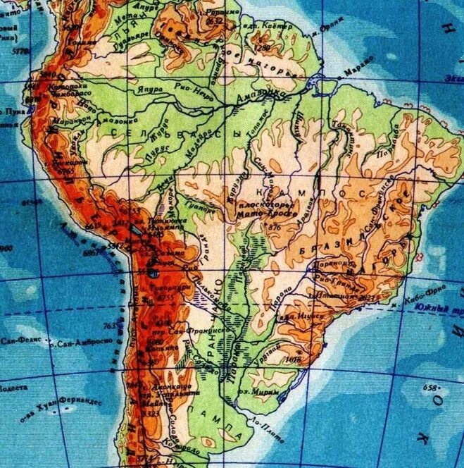 Страны расположенные в андах. Анды на физической карте Южной Америки. Горы Анды на карте Южной Америки. Горная система Анды на карте.