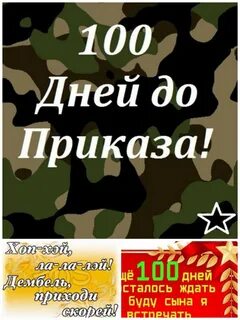 100 дней до дембеля картинки