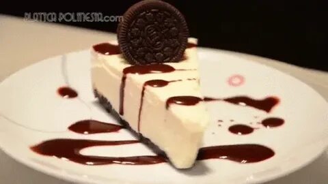 Cheesecake food,cheesecake,oreogif,desserts GIF.