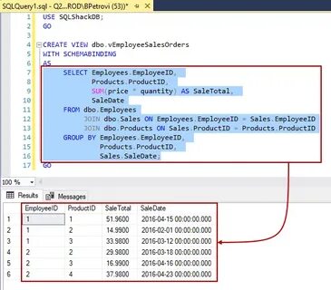 CREATE VIEW SQL: Working with indexed views in SQL Server - EroFound