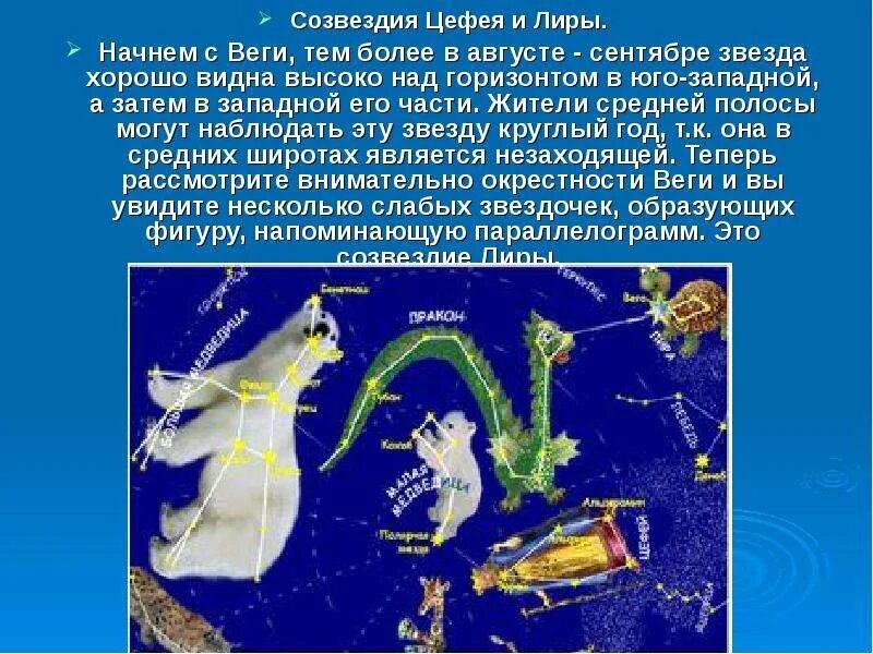 В какое время года не наблюдается созвездие. Созвездие цефея. презентация о созвездии цефей. цефей легенда.