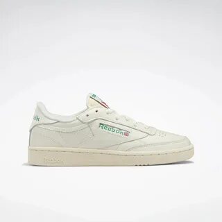 Women Reebok Club C 85 Vintage Shoes Chalk White Green GX3686 Sz 7 SHOPOZZ.