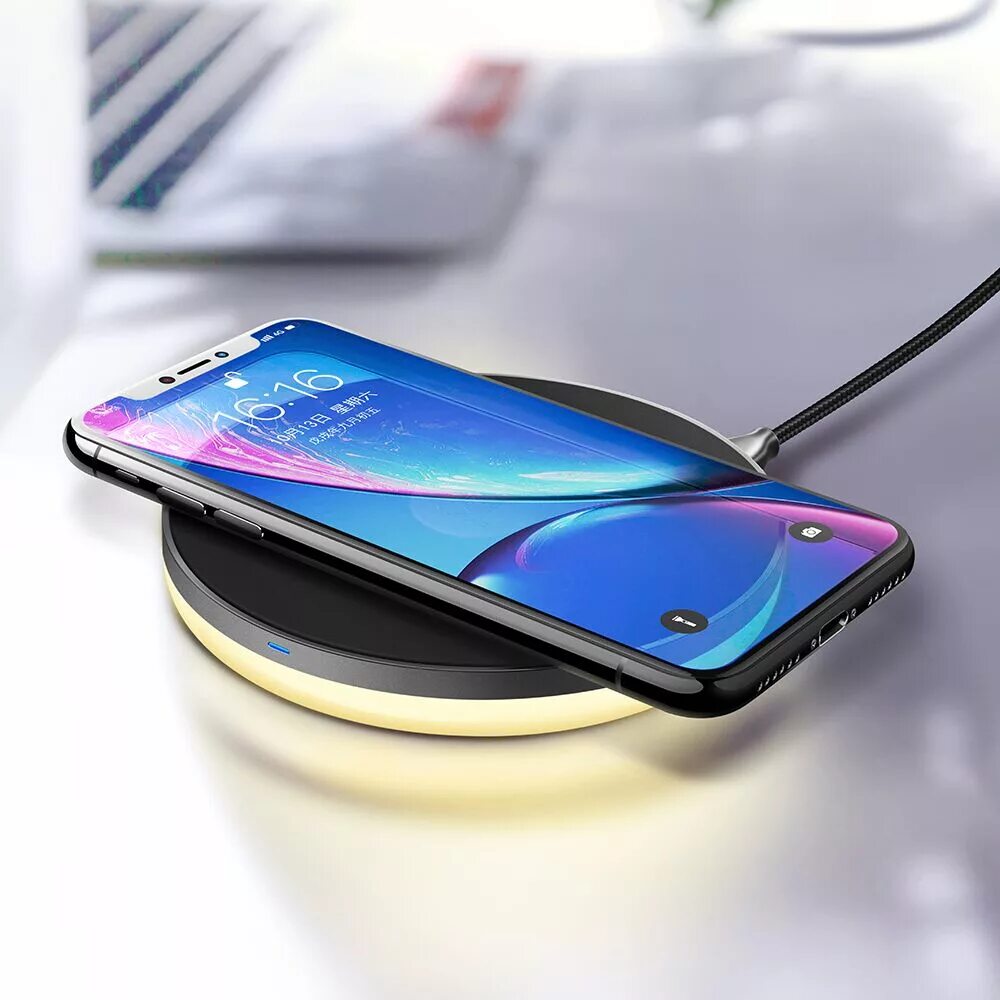 Wireless charging приложение. Автодержатель mcdodo magsafe wireless charger qi 15w черный.